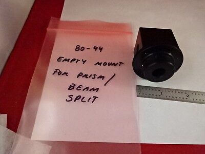 EMPTY OPTICAL MOUNTING HOUSING for BEAM SPLITTER or PRISM OPTICS AS IS #80-44