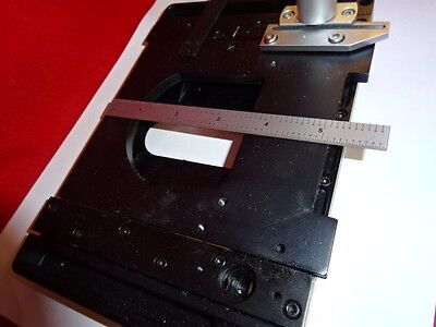 LEITZ GERMANY STAGE SPECIMEN TABLE MICROMETER MICROSCOPE PART AS IS #86-07