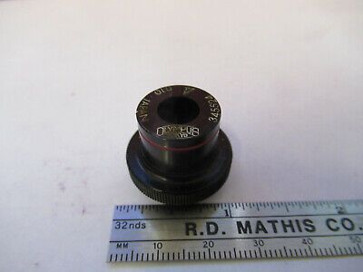 OLYMPUS JAPAN OBJECTIVE 4X 345524 OPTICS MICROSCOPE PART AS PICTURED #W8-FT-05