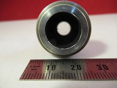 ASA 10X OBJECTIVE MICROSCOPE PART OPTICS AS PICTURED &9-A-92