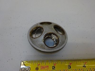 MICROSCOPE PART NOSEPIECE NIKON JAPAN WITHOUT OPTICS AS IS BIN#TA-1-4-H