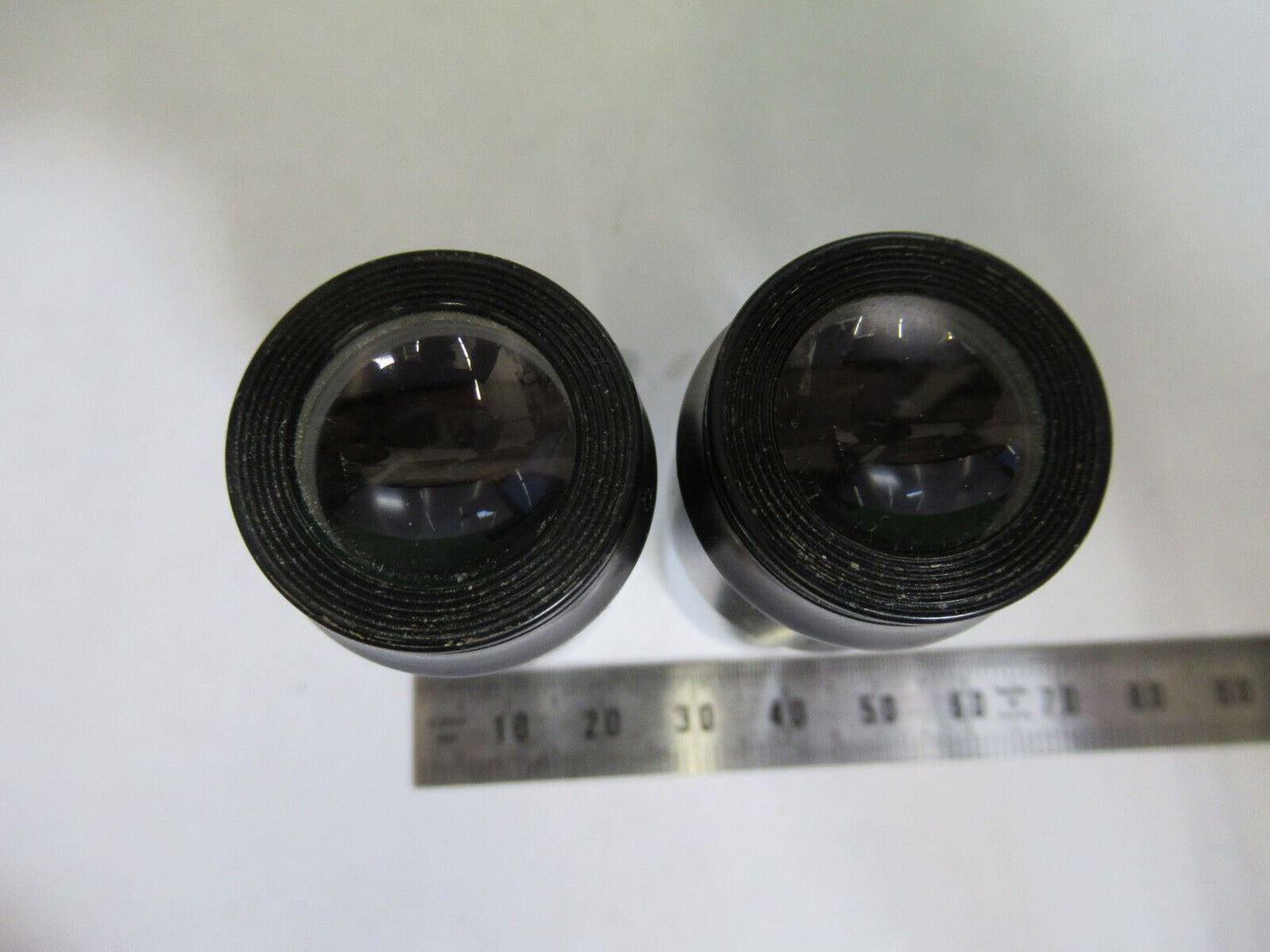 ANTIQUE SPENCER PAIR EYEPIECE 9X OPTICS MICROSCOPE PART AS PICTURED &H7-B-75