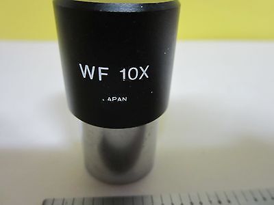 MICROSCOPE PART EYEPIECE BAUSCH LOMB JAPAN WF 10X OPTICS AS IS BIN#U7-12