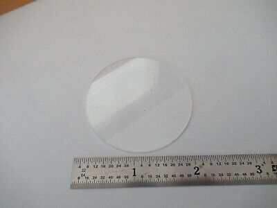 OPTICAL FLAT FUSED SILICA 2" DIAMETER LASER OPTICS AS PICTURED &F5-A-08