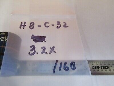 ZEISS 460100 OBJECTIVE 3.2X /160 OPTICS MICROSCOPE PART AS PICTURED &H8-C-32