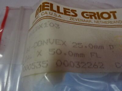 LOT OPTICAL PRO LENS LENSES MELLES GRIOT OTHERS CONVEX OPTICS AS IS &94-A-25