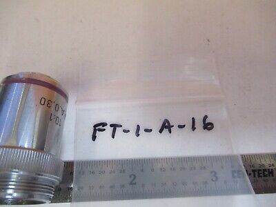 ROLYN GERMANY OBJECTIVE 10X OPTICS MICROSCOPE PART AS PICTURED &FT-1-A-16