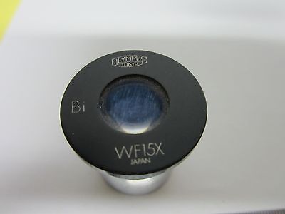 MICROSCOPE OLYMPUS EYEPIECE JAPAN WF15X OPTICS BIN#G5-H-20