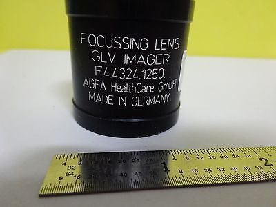 OPTICAL MAGNIFICATION LENS GLV IMAGER AGFA GERMANY OPTICS AS IS BIN#P9-14