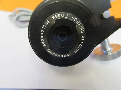 UNITRON PHASE CONDENSER OPTICS ASSEMBLY MICROSCOPE PART AS PICTURED P4-A-76