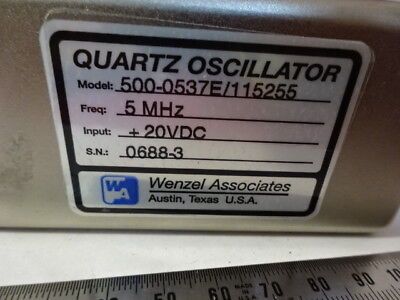 WENZEL MITEQ 5 MHz NIEDRIGES PHASENRAUSCH-QUARZOSZILLATOR-FREQUENZSTANDARD #6V-A-33