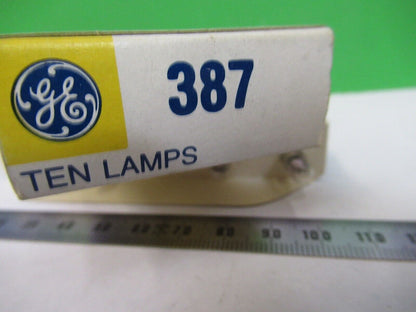 LOT 10 PCS GE GENERAL ELECTRIC 387 LAMP BULB AS PICTURED 8X-A-45