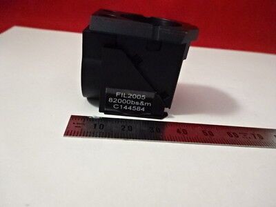 LEICA DMR FLUORESCENCE FILTER CUBE FIL2005 82000BS&M MICROSCOPE PART OPTIC 98-31