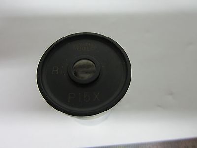 MICROSCOPE PART OPTICAL EYEPIECE OLYMPUS JAPAN P15X Bi OPTICS BIN#A5-94