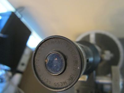 OPTICAL VINTAGE ANTIQUE MICROSCOPE ERNST LEITZ PETROGRAPH ?? AS IS OPTICS #LOBBY