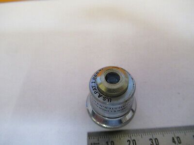 VINTAGE BAUSCH LOMB 3.2X OBJECTIVE OPTICS MICROSCOPE PART AS PICTURED &W3-B-36