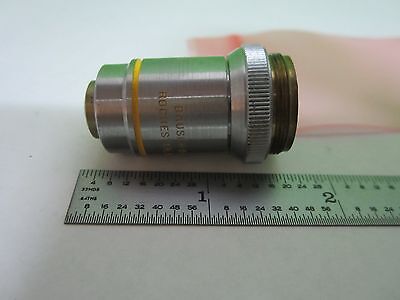 MICROSCOPE PART OBJECTIVE BAUSCH LOMB 43X OPTICS AS IS BIN#K7-F-21