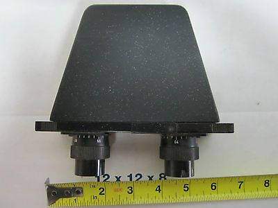 OPTICAL MICROSCOPE PART LEITZ WETZLAR GERMANY HEAD FOR EYEPIECES OPTICS BIN#18