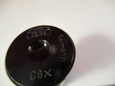 ZEISS GERMANY EYEPIECE C8X OCULAR POLAR POLARIZER MICROSCOPE PART OPTICS 46-A-16