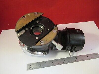 CARL ZEISS GERMANY POL VERTICAL ILLUMINATOR NOSEPIECE MICROSCOPE PART #13-35