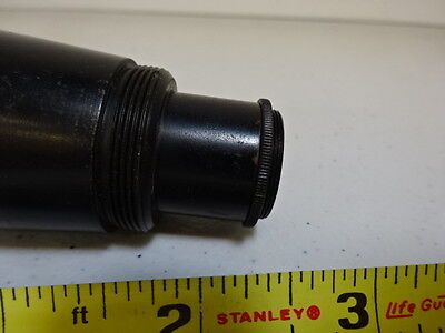 ANTIQUE BRASS LENS TELESCOPE RARE OPTICS AS IS #AL-46