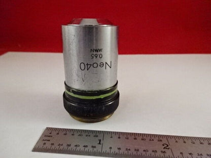 MICROSCOPE PART OBJECTIVE NIKON JAPAN NEO40 OPTICS AS IS #F2-A-20