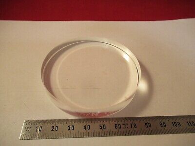 OPTICAL FLAT FUSED SILICA UNCOATED 3" DIAMETER 1/10 WAVE OPTICS AS PIC &9-FT-71