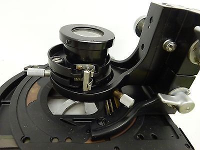 MICROSCOPE PART ZEISS GERMANY PHOTOMIC STAGE TABLE OPTICS AS IS BIN#C8-E-07