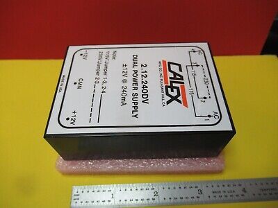 CALEX ELECTRIC POWER SUPPLY CONVERTER 2.12.240DV 12V 115V AS PICTURED &16-C-51