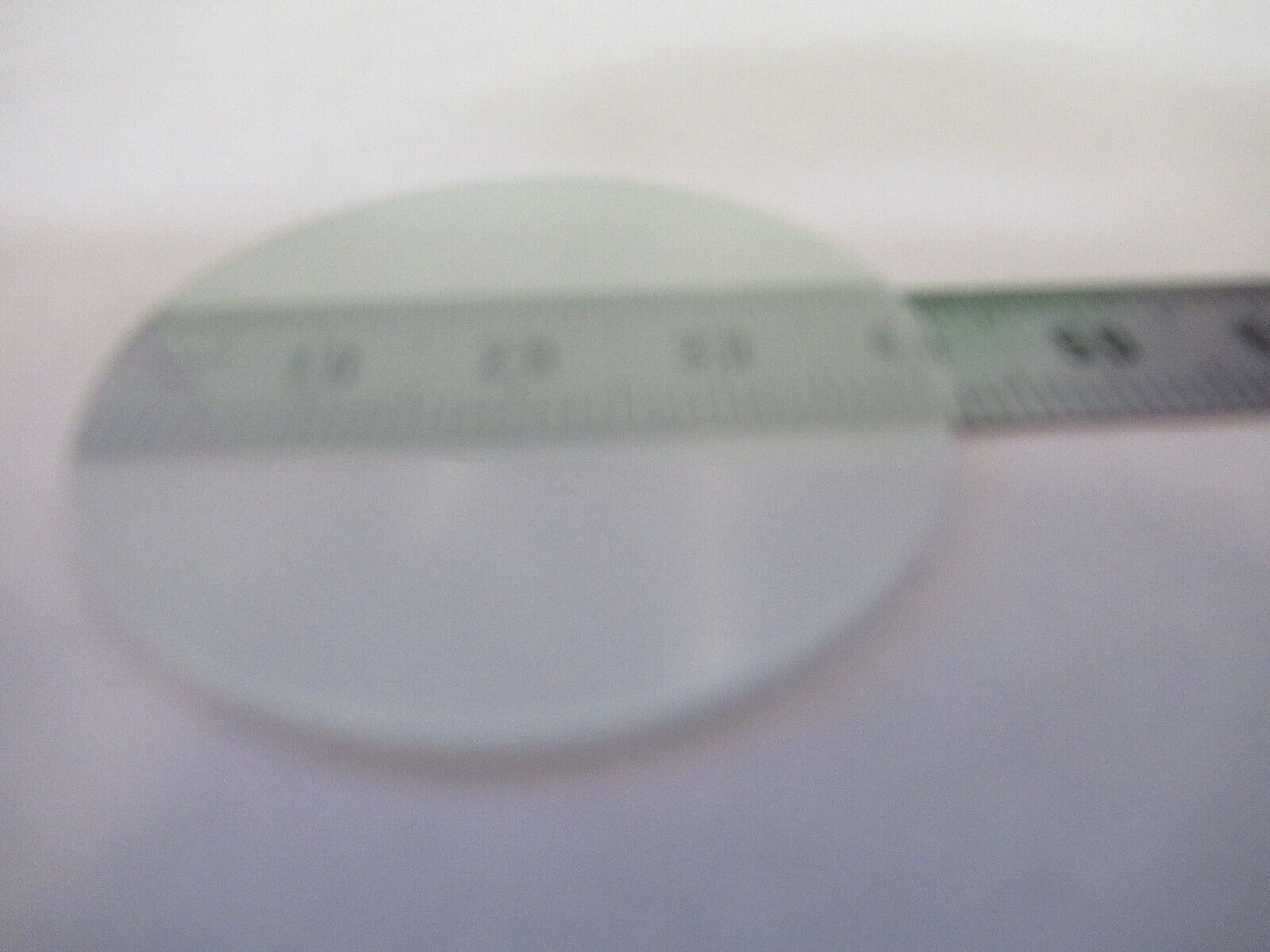 OPTICAL PYREX GLASS FROSTED one side  41mm by  1mm OPTICS AS PICTURED S8-A-56