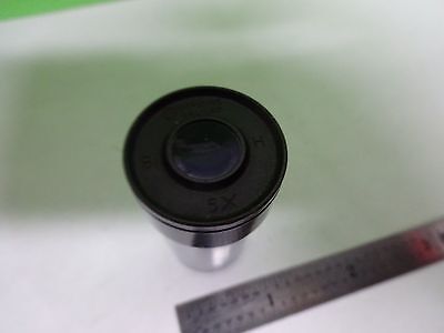 MICROSCOPE PART EYEPIECE OFFICINE GALILEO 5X ITALY OPTICS AS IS BIN#V7-36