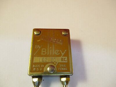 BLILEY ELECTRIC WURLITZER 186.30 KC ANTIQUE QUARTZ CRYSTAL FREQUENCY #FT-1-F