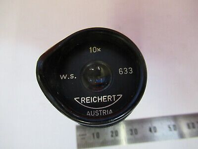 REICHERT AUSTRIA EYEPIECE 10X LENS OCULAR MICROSCOPE PART AS PICTURED 8Y-A-09