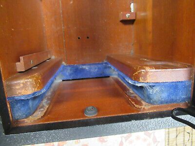 ANTIQUE BAUSCH LOMB EMPTY WOOD CABINET for MICROSCOPE AS PICTURED &TD-5a