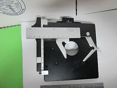 LEITZ STAGE EPOI NEW YORK 960613 MICROSCOPE AS IS BIN#58-29