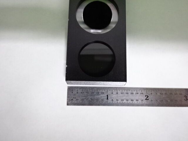 MICROSCOPE PART MITUTOYO JAPAN POLARIZER POL SLIDE OPTICS AS IS B#F5-C-01