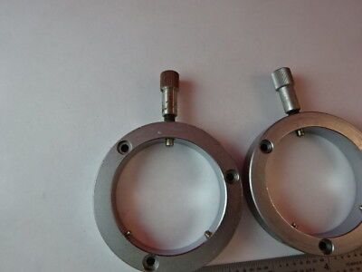 ZEISS GERMANY LOT CLAMPS for MICROSCOPE PART AS IS #Q3-A-51