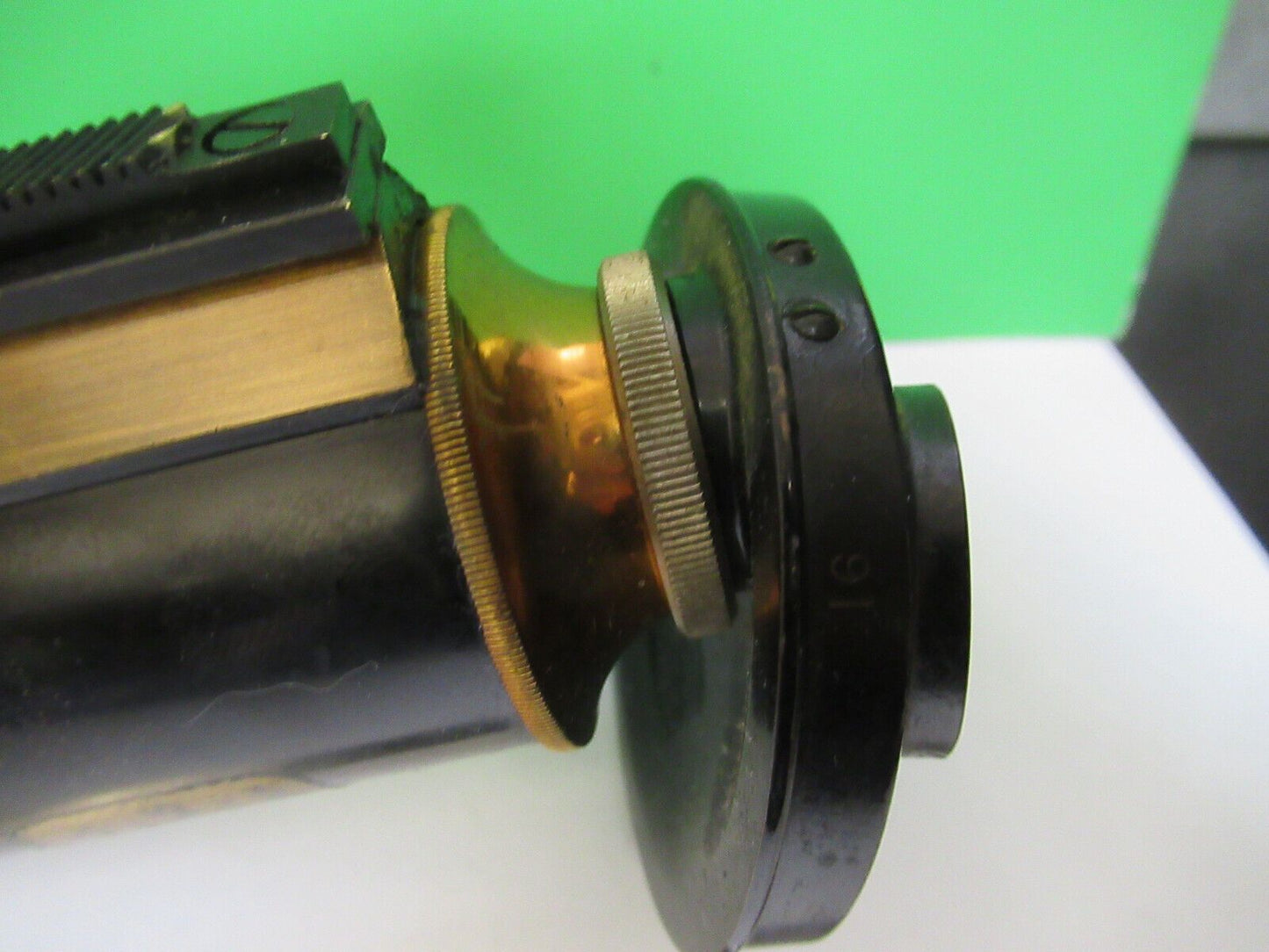 ANTIQUE SPENCER TUBUS + NOSEPIECE MICROSCOPE PART OPTICS AS PICTURED #Z6-A-102