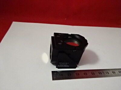 LEICA DMR FLUORESCENCE FILTER CUBE 1FL0761 GOLD MICROSCOPE PART OPTICS &98-34