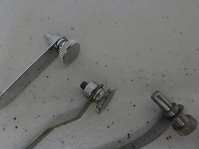 MICROSCOPE PART LOT MISMATCH CLIPS for STAGE TABLE AS IS BIN#P4-B-38