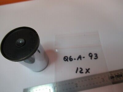 ERNST LEITZ GERMANY 12X EYEPIECE OPTICS MICROSCOPE PART AS PICTURED &Q6-A-93