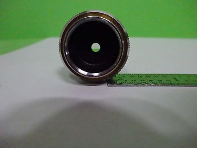 MICROSCOPE PART OBJECTIVE LEITZ GERMANY L 32 UTK + IRIS OPTICS AS IS BIN#V3-B-14