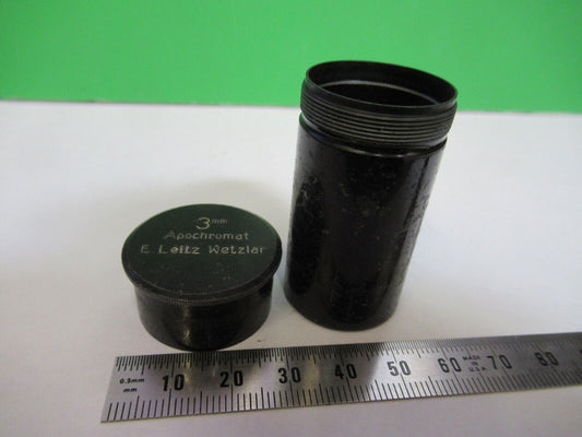 MICROSCOPE PART ERNST LEITZ ANTIQUE OBJECTIVE CANISTER AS PICTURED &H3-A-58