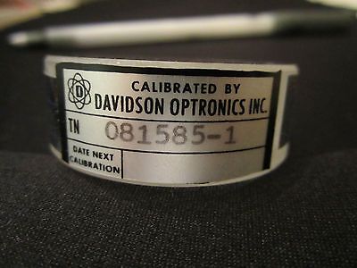 OPTISCH FLACH DAVIDSON OPTRONICS INTERFEROMETER SUPER FLACH OPTIK