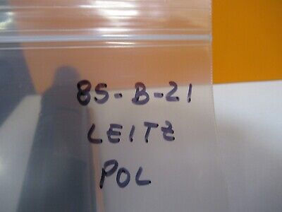 LEITZ GERMANY POL TUBUS OBJ HOLDER MICROSCOPE PART OPTICS AS PICTURED &85-B-21