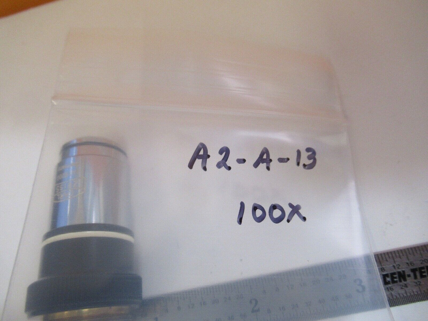 ZEISS GERMANY OBJECTIVE PH3 100X /160 OPTICS MICROSCOPE PART AS PICTURED A2-A-13