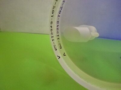 OPTICAL FLAT FUSED SILICA 3" DIA DICHROIC MIRROR HOLED LASER OPTICS &5-A-20