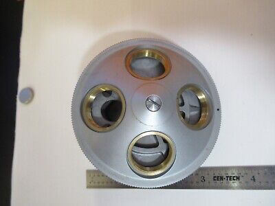 REICHERT AUSTRIA NOSEPIECE ASSEMBLY MICROSCOPE PART AS PICTURED &1E-C-55