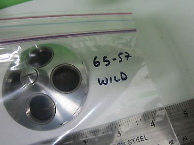 MICROSCOPE PART NOSEPIECE WILD AS IS OPTICS BIN#65-57