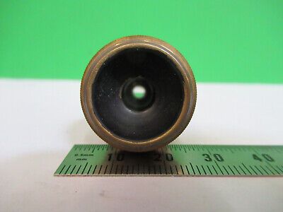 ANTIQUE BRASS BAUSCH LOMB OBJECTIVE MICROSCOPE PART AS PICTURED &Q9-A-116